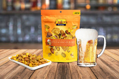 Setton Farms ranch corn nuts detail showing extra-crisp texture and cool ranch flavor