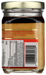 Shady Maple Farms open jar showing creamy maple butter texture for easy spreading