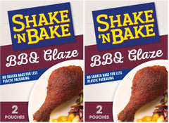 SHAKE'N BAKE front box showing product and barbecue flavor benefit