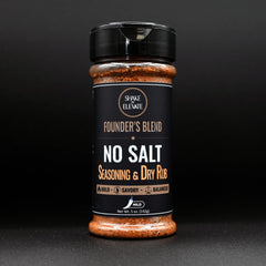 Shake to Elevate front packaging showing clear label and no-salt benefit