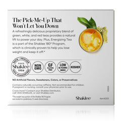 Shaklee single-serve green matcha packet close-up highlighting instant convenience