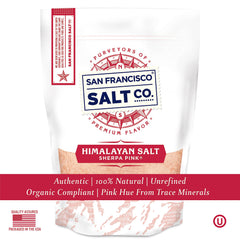 Sherpa Pink measured spoon of salt illustrating precise portioning for recipes