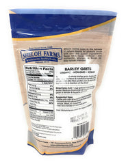Shiloh Farms close-up of barley grits texture highlighting whole-grain pieces and bite