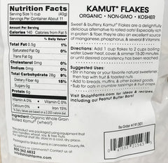 Shiloh Farms kamut flakes porridge served in bowl for hearty breakfast