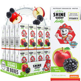 ShineWater Paw Patrol front packaging showing bright apple berry design and kid appeal