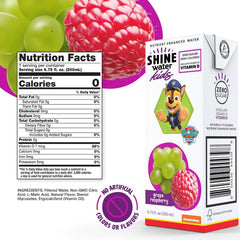 ShineWater Paw Patrol pouch close-up highlighting material and colorful artwork benefit