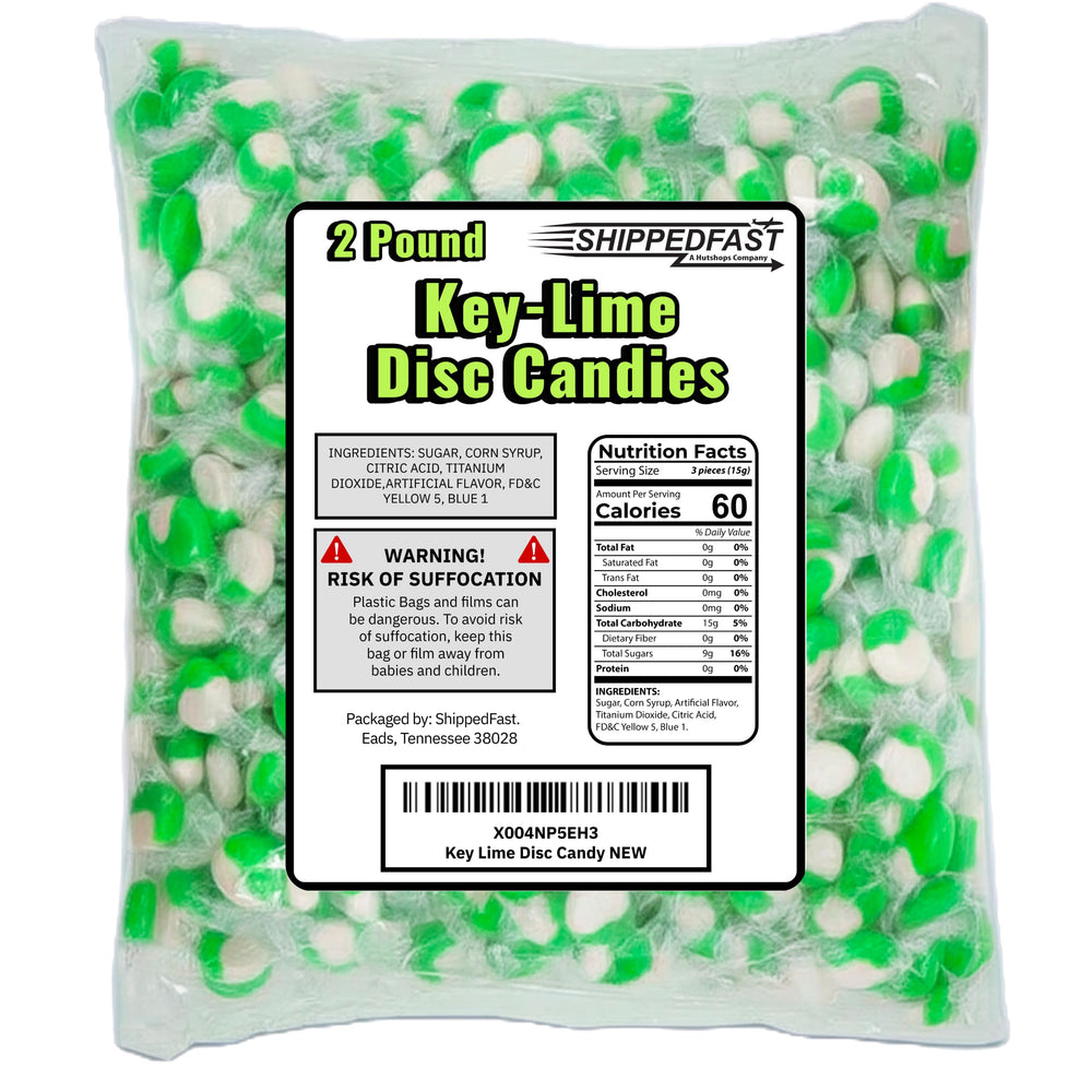 ShippedFast front packaging showing vibrant green candies and sharing convenience