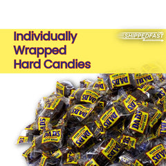 shippedfast individually wrapped candy in hand demonstrating portability and hygiene