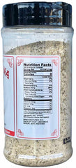 Shipshewana Spice Company label detail highlighting ingredients and clear branding benefit