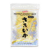 Shirakiku front packaging showing resealable 8 oz bag and branding benefits