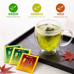 SHOGUN CANDY premium tea and sweets close-up highlighting pairing benefit