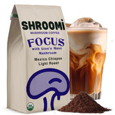 Shroomi front packaging 10oz bag showing brand and benefits