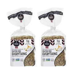 Sigdal Bakeri front packaging showing everything-style crispbread for convenient snacking