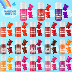 SigWong arranged color palette illustrating range and mixability for custom shades