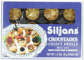 Siljans front packaging showing three-pack and 24 cups for convenience