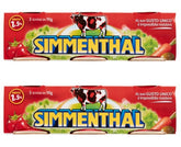 Simmenthal front can pack of six showing Italian-import branding and benefits