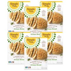 Simple Mills front packaging showing artisan bread mix and clean ingredients benefit