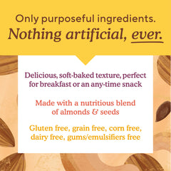 Simple Mills close-up of bar texture highlighting almond flour benefits
