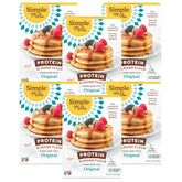 Simple Mills front packaging showing almond flour protein pancake mix and quick preparation benefit