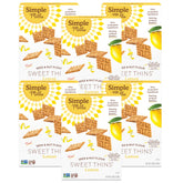 Simple Mills front packaging showing six lemon thin boxes and bright branding for pantry convenience