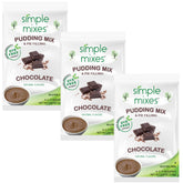 Simple Mixes front packaging showing three cartons and natural benefits