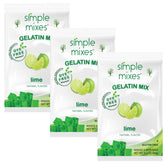 Simple Mixes front packaging showing lime dessert and natural ingredients benefit