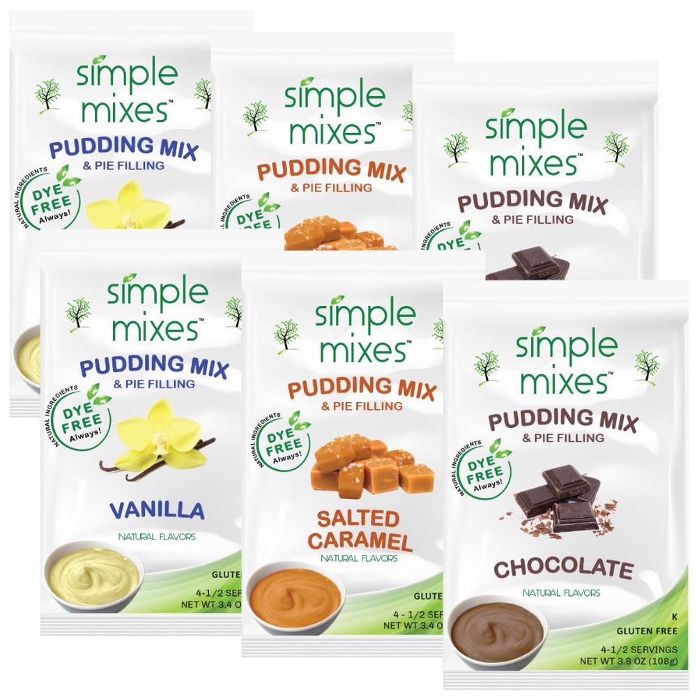 Simple Mixes pack front showing variety assortment and natural benefits
