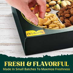 Simple Orchards cashews texture detail emphasizing creamy roast and rich flavor