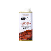 SIMPLi front bottle view showing label and golden color benefit: clear traceability