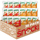 Simply Cheetos pack front showing both white cheddar puff and crunchy bags, easy sharing