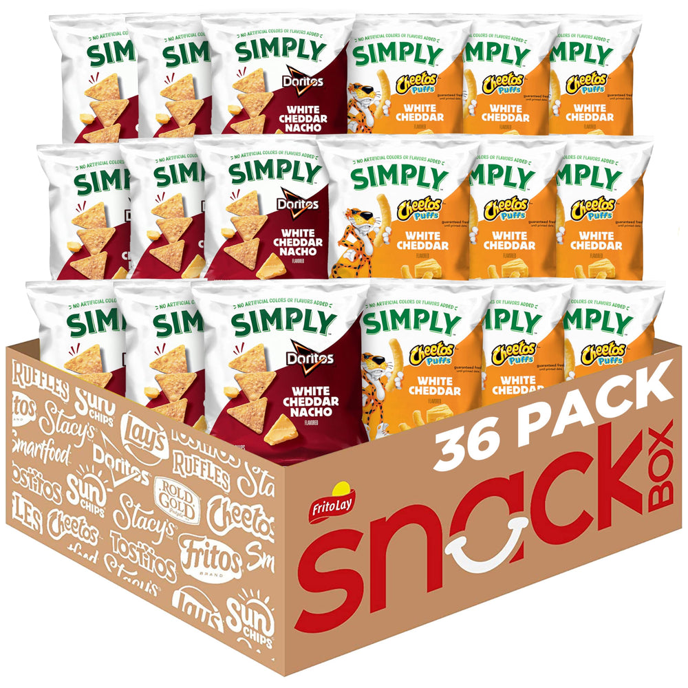 Simply front packaging mix variety pack showing full box and branding for quick identification