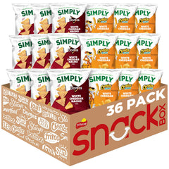 Simply front packaging mix variety pack showing full box and branding for quick identification