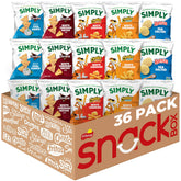 Simply front packaging showing 36-count variety pack for quick selection