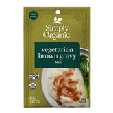 Simply Organic front packaging showing certified organic label and clear product identity benefit