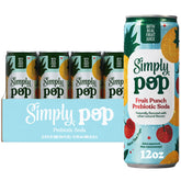 Simply brand Simply POP front packaging showing can design and brand benefit