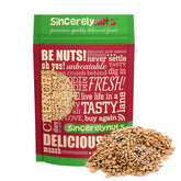 Sincerely Nuts front of bag showing 2 lb packaging and product label benefit ready-to-eat convenience