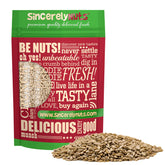 Sincerely Nuts front of 5 lb bag showing product benefit ready-to-use kernels