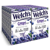 SINGLES TO GO! Welch's front packaging showing quantity and grape flavor benefits