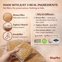 SingMee cold noodle salad plated showing versatility and freshness