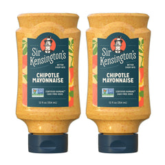 Sir Kensington's jar front view showing label and chipotle flavor benefit
