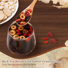 SIRDIKA brewed tea in cup showing deep color and rich aroma