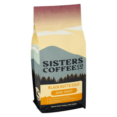 Sisters Coffee Company close-up of whole beans highlighting texture and roast for rich flavor