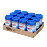 SKIPPY chunky front packaging showing label and jar benefit convenience