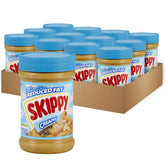 SKIPPY jar front label showing reduced fat and benefits