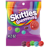 SKITTLES Gummies front packaging showing colorful berry variety and brand