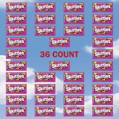 SKITTLES Wild Berry close-up of chewy pieces showcasing texture and color