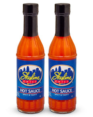 Skyline Chili front packaging showing bold branding and spicy flavor benefit