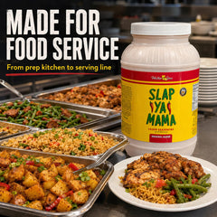 Slap Ya Mama jug pour spout ready for refilling shakers and containers