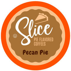 Slice Coffee front packaging showing 40-count pods and clear branding benefit convenience