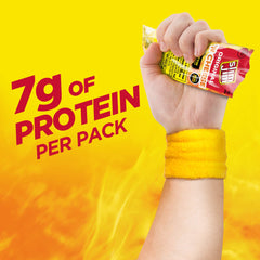 Slim Jim cheddar cheese stick close-up showing creamy texture and paired flavor